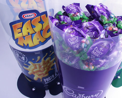 Pop-Up Dump Bin promeg cadbury