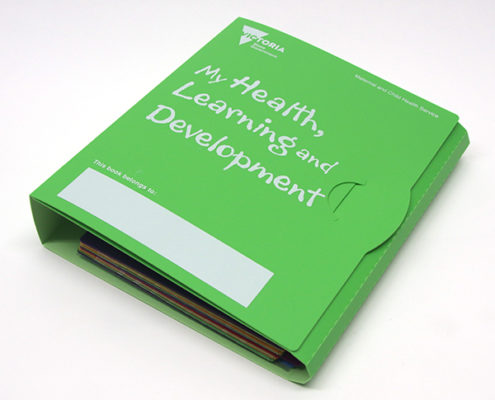 Polypropylene ring binder, custom colour. Custom divider photo pockets
